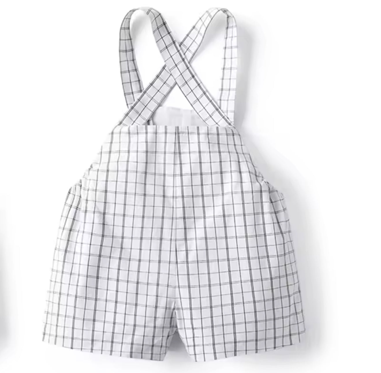 Children’s Plaid Overall Suspenders