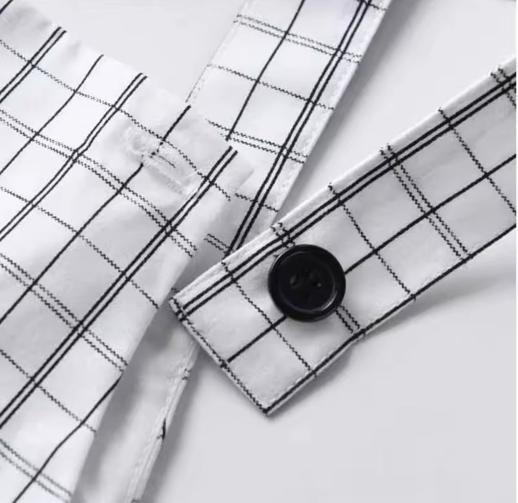 Children’s Plaid Overall Suspenders