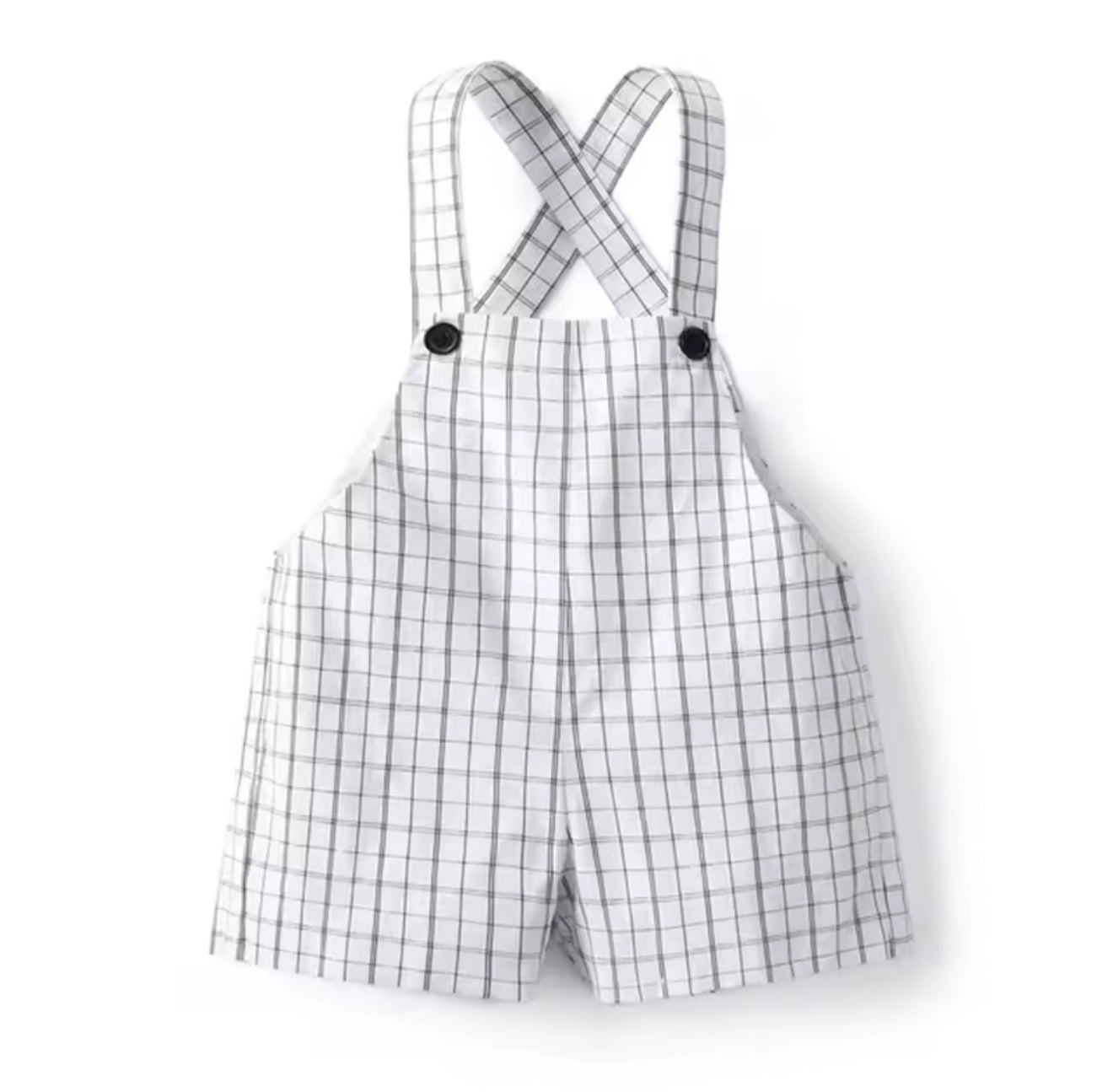 Children’s Plaid Overall Suspenders