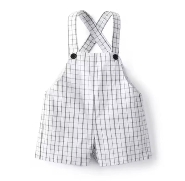 Children’s Plaid Overall Suspenders
