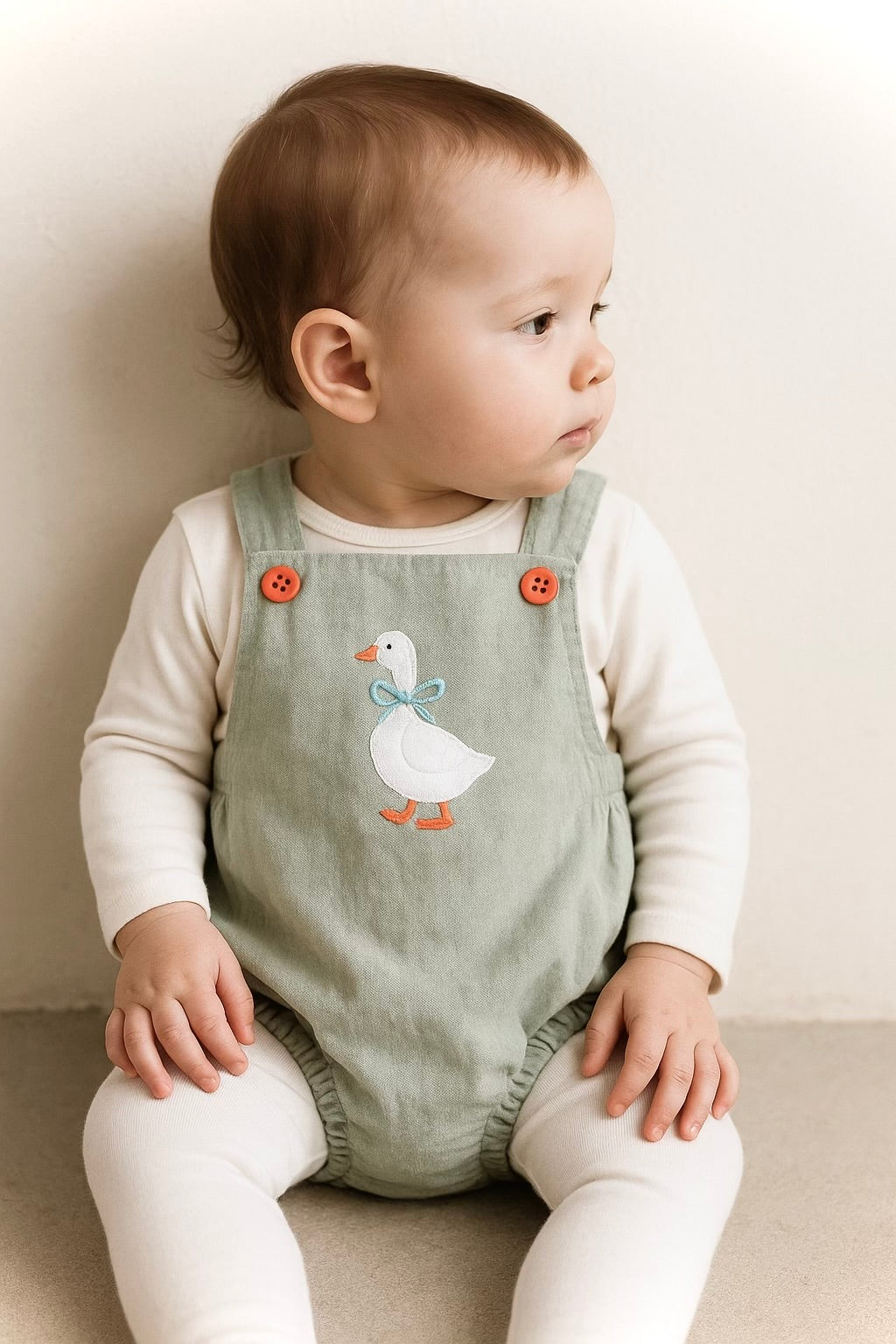Children’s Sage Duckling Overall