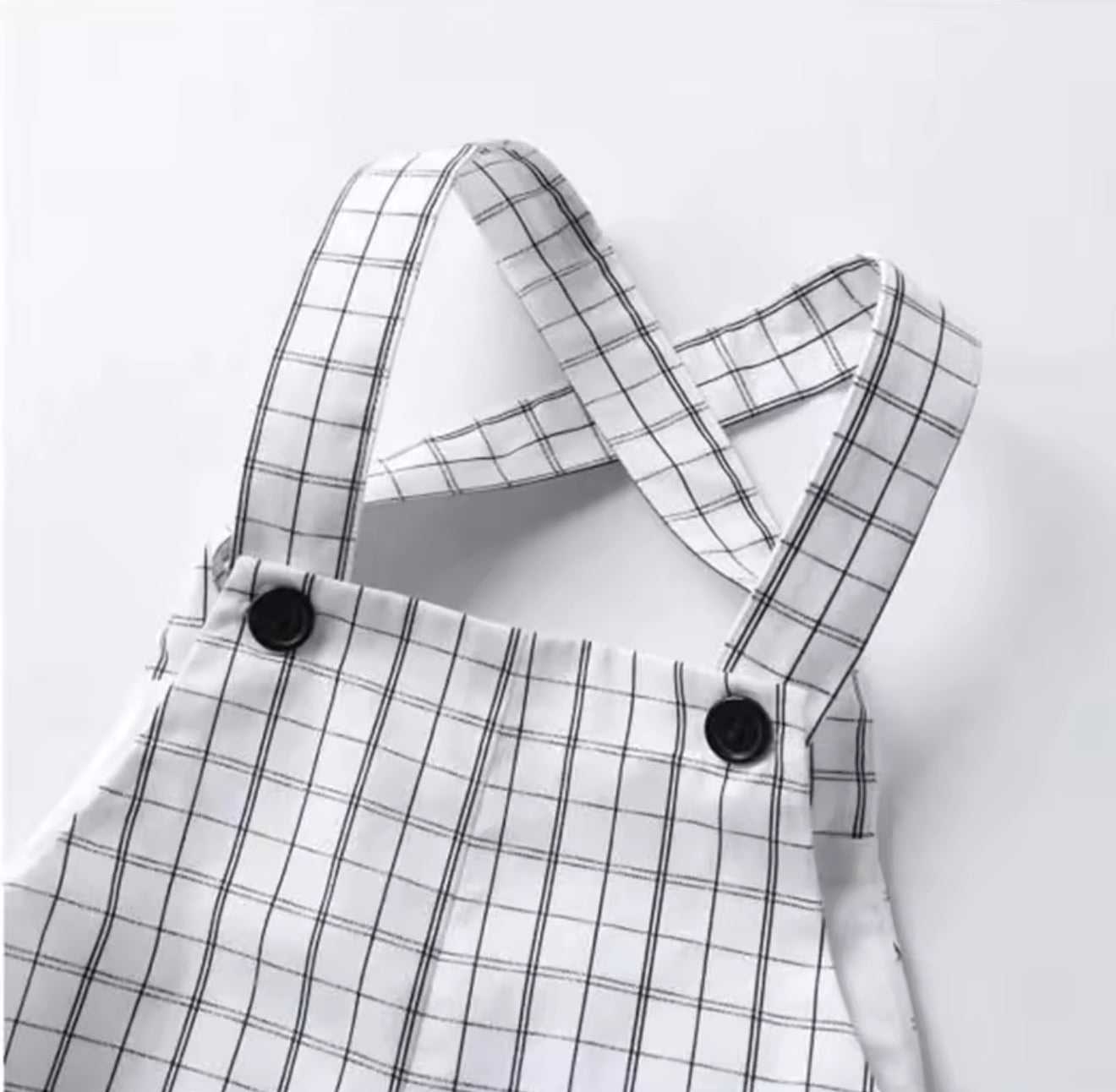 Children’s Plaid Overall Suspenders