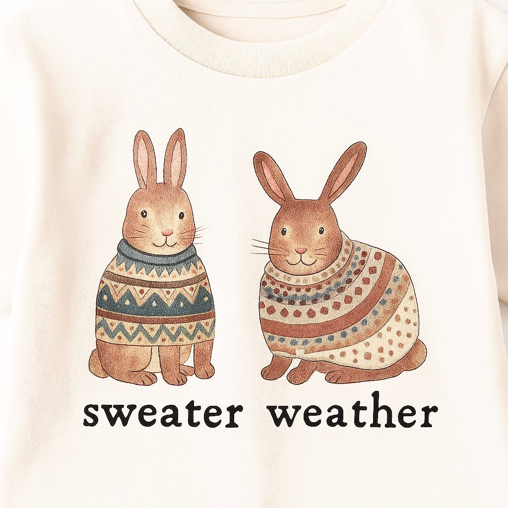 Children’s Sweater Weather Graphic T-Shirt